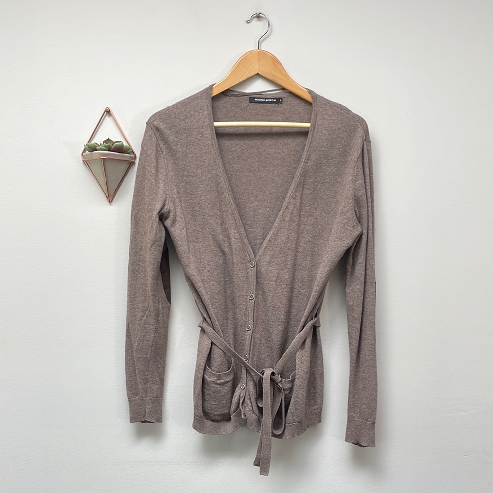 Brown Cardigan Sweater